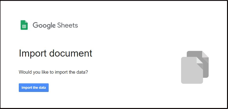 Importar datos a Google Sheets