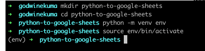 Crear un entorno virtual Python para el proyecto