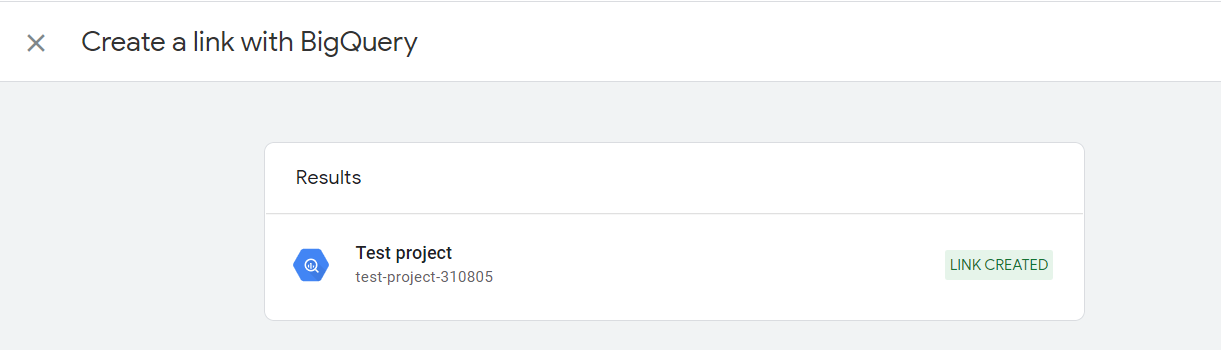 GA4 vinculado a BigQuery