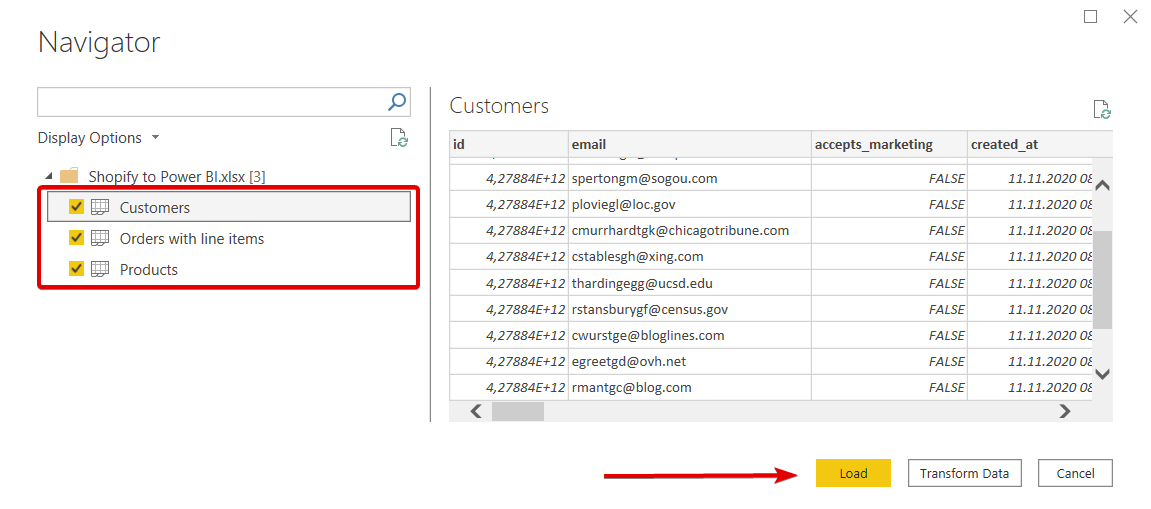 14 - Importation des données Shopify dans Power BI