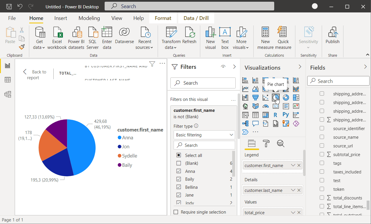 18 - graphique Power BI