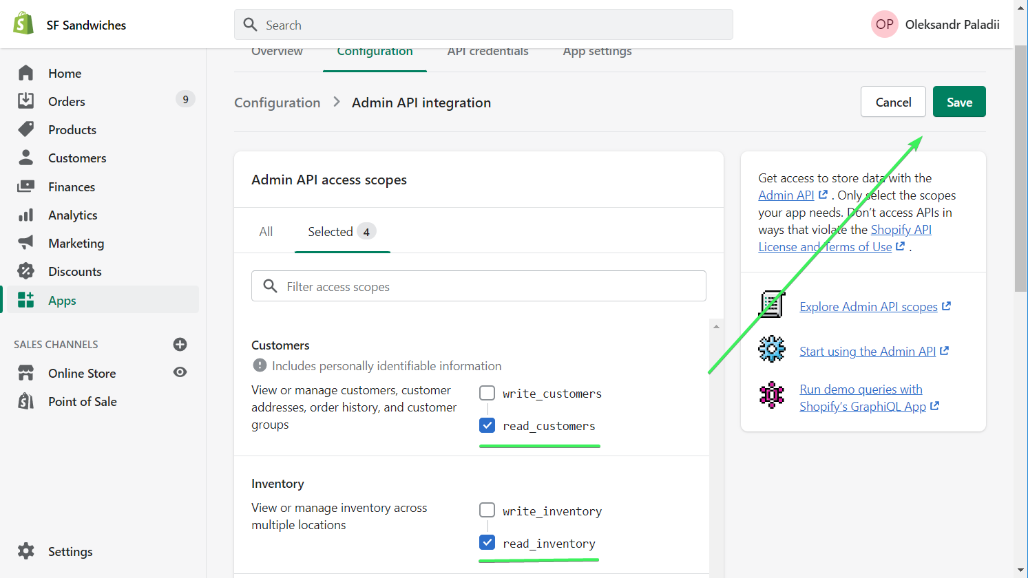 5 configurar ámbitos