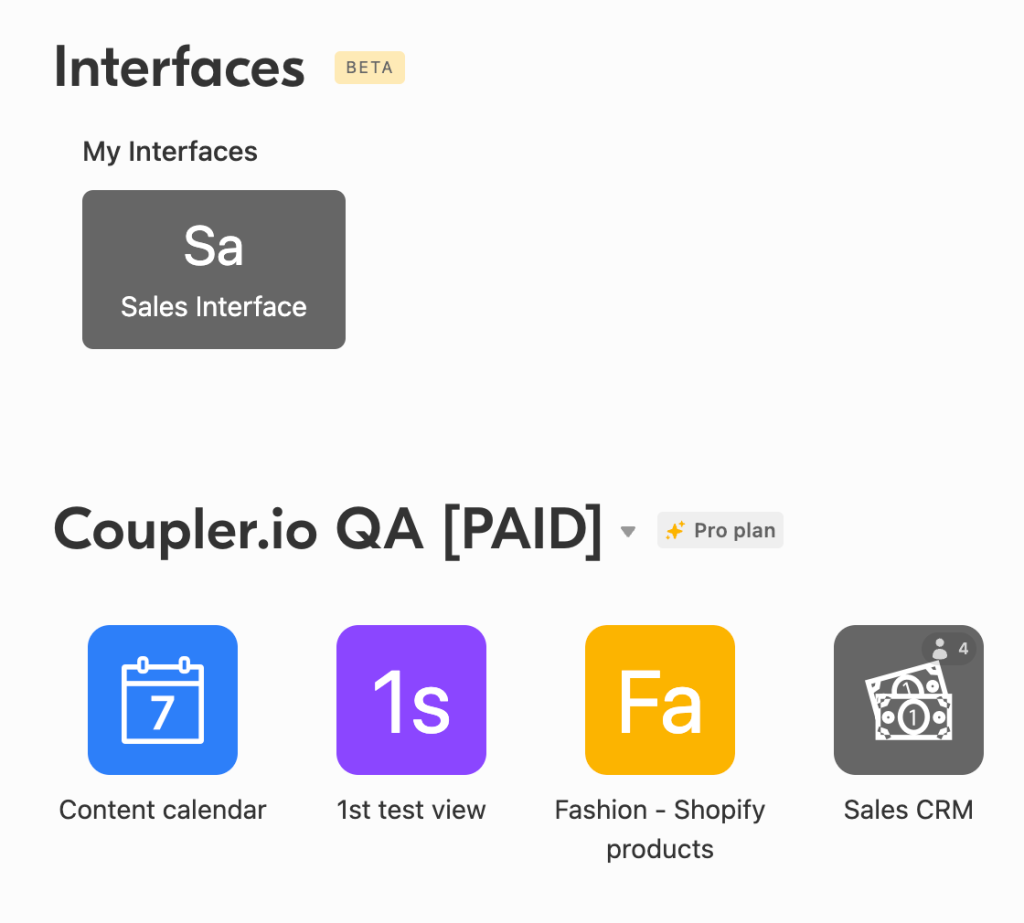 10 list of interfaces