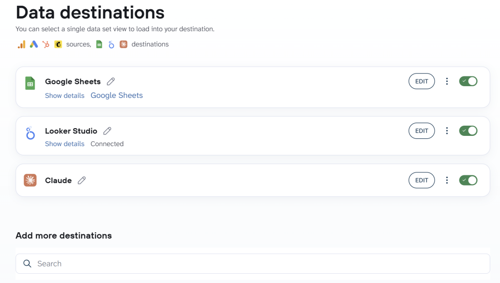 mailchimp coupler.io multiple destinations