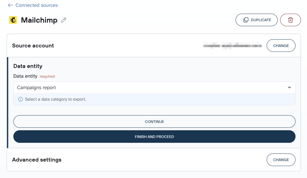 mailchimp coupler.io source