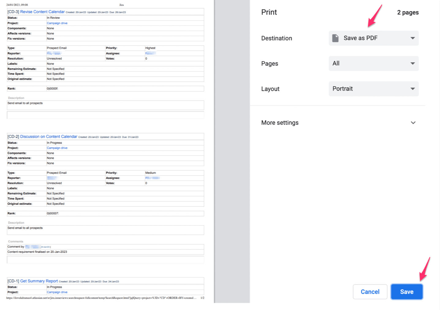 20 números guardar como pdf