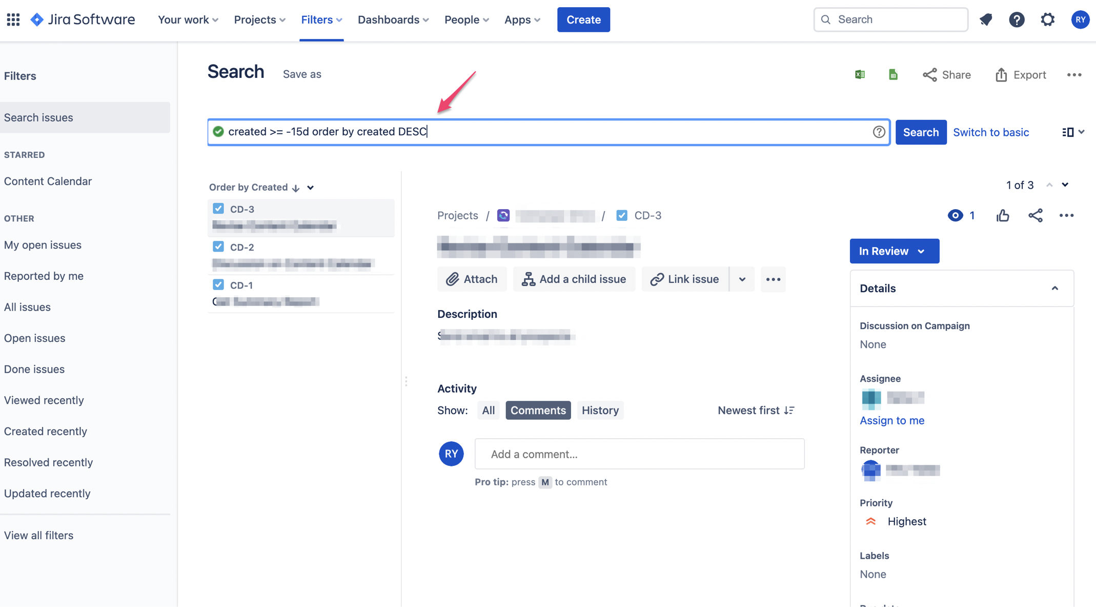 25 jql consulta jira