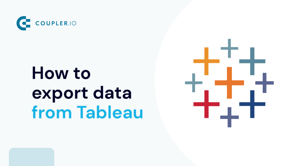 How to Export Data from Tableau