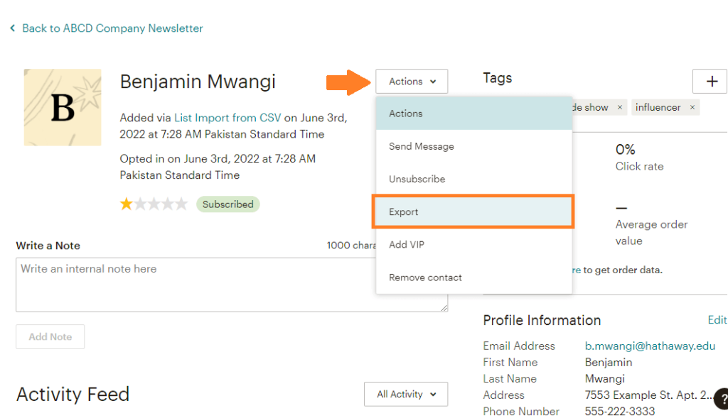 Image 27 How to back up Mailchimp Contacts 3