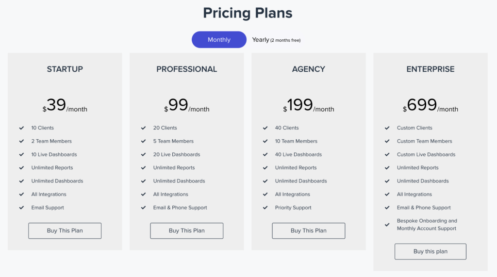 8 greymetrics pricing