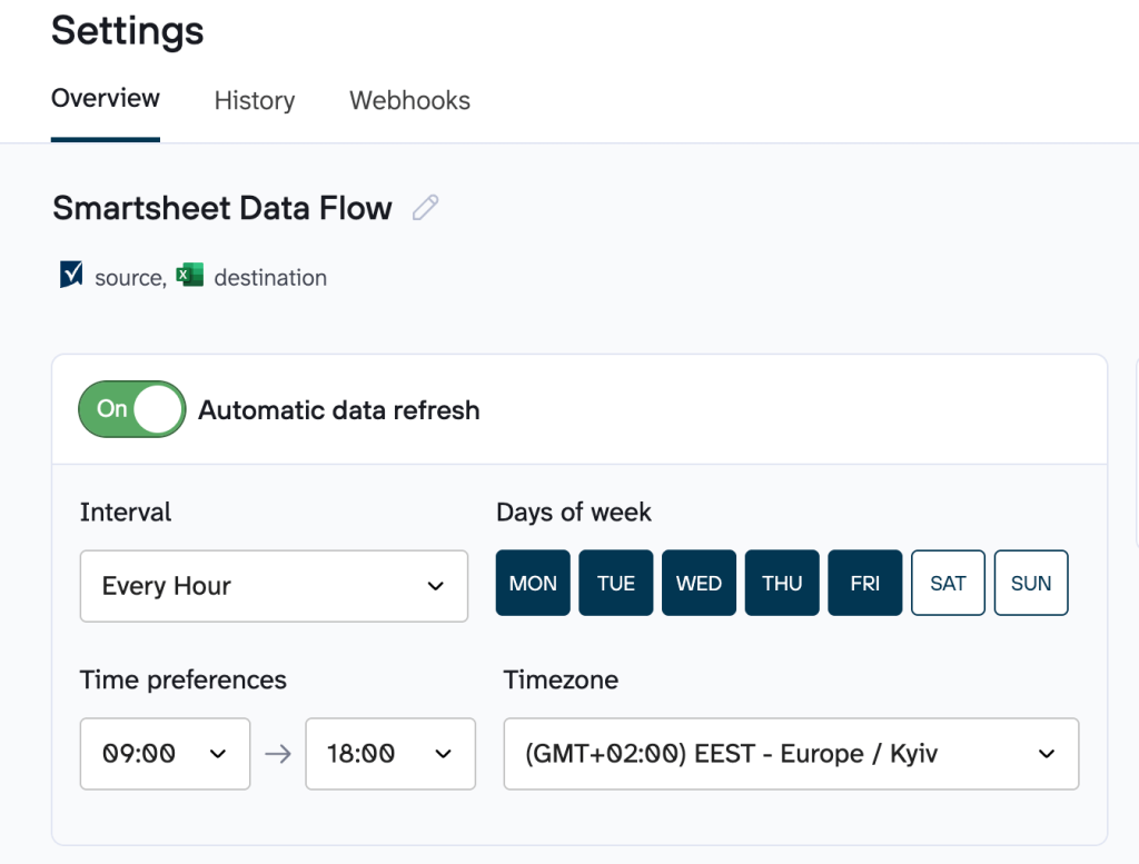 7. data refresh