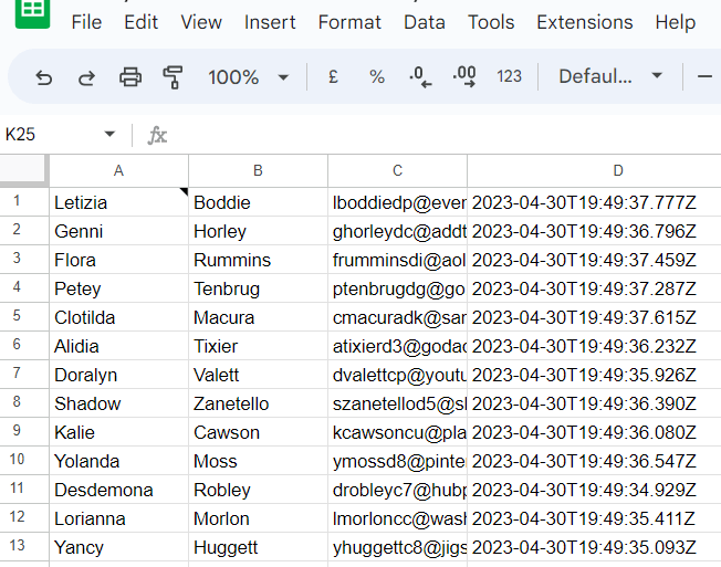 28 obtener datos de klaviyo en hojas mediante script de apps