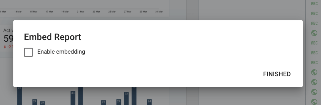 14 embed report setting looker studio
