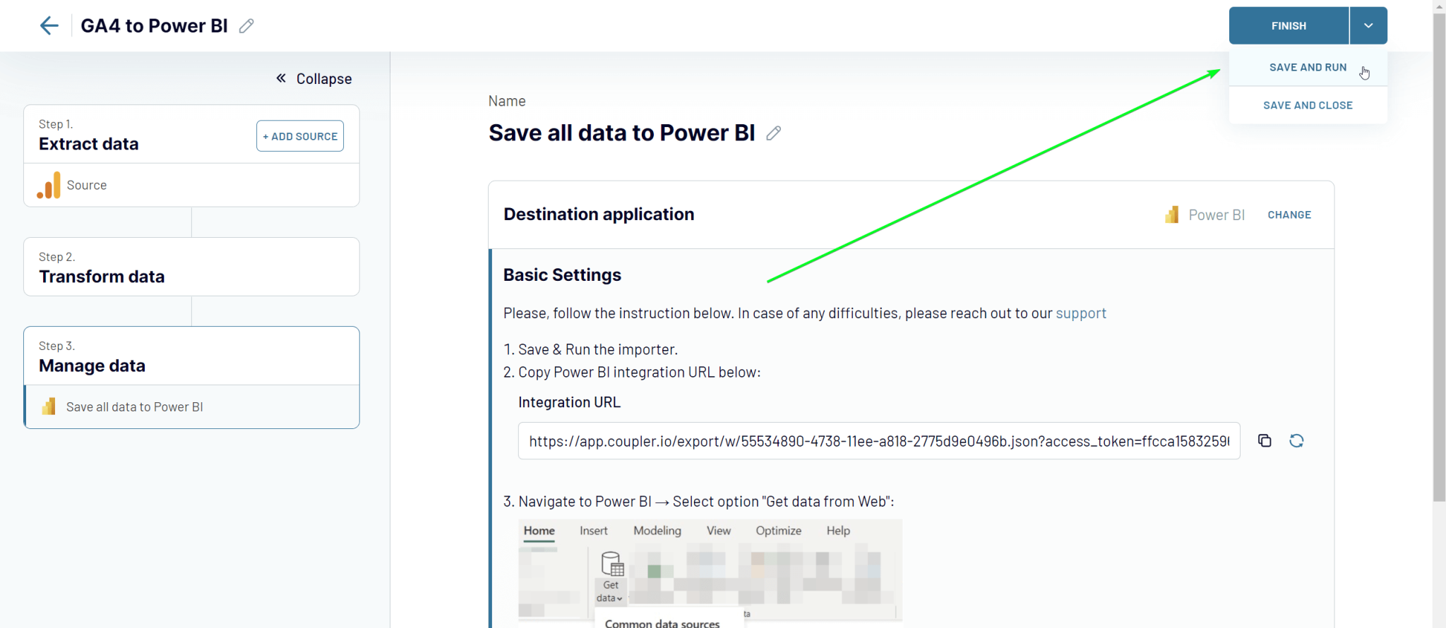 3.paso3 gestionar datos ga4 a power bi