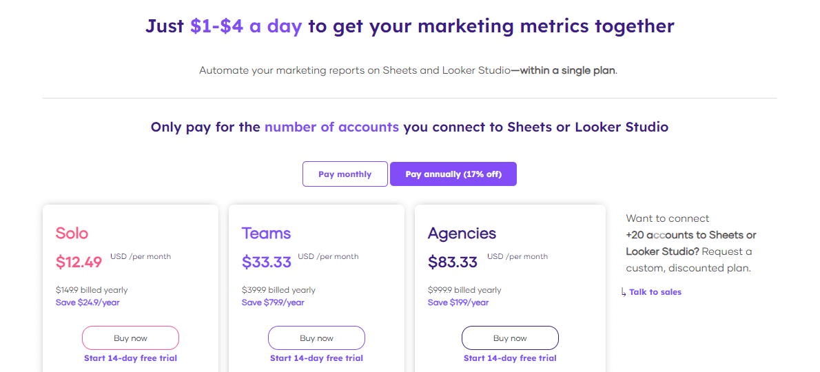 Figure 3.7.2.1. Portermetrics s pricing