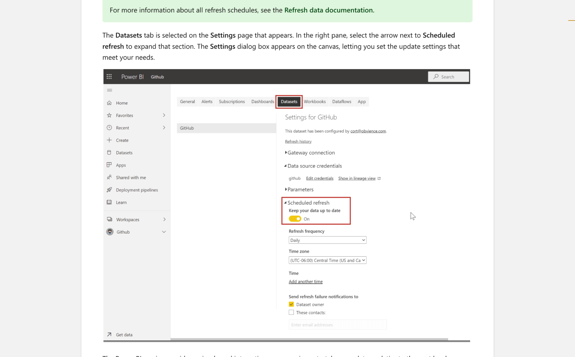 20. comment actualiser les données