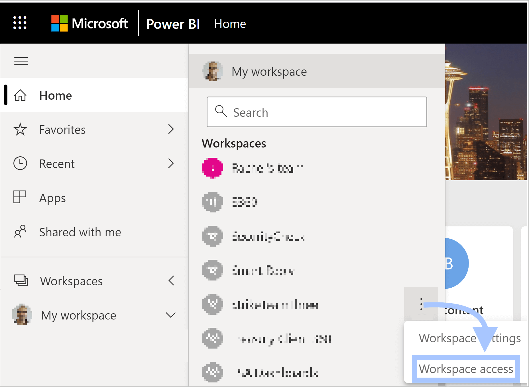 21 añadir power bi principal al espacio de trabajo