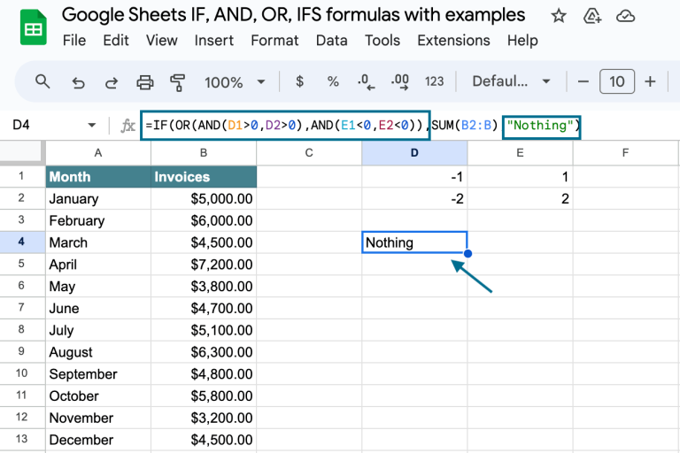 Google Sheets IF, IFS, AND, OR Logical Functions | Coupler.io Blog