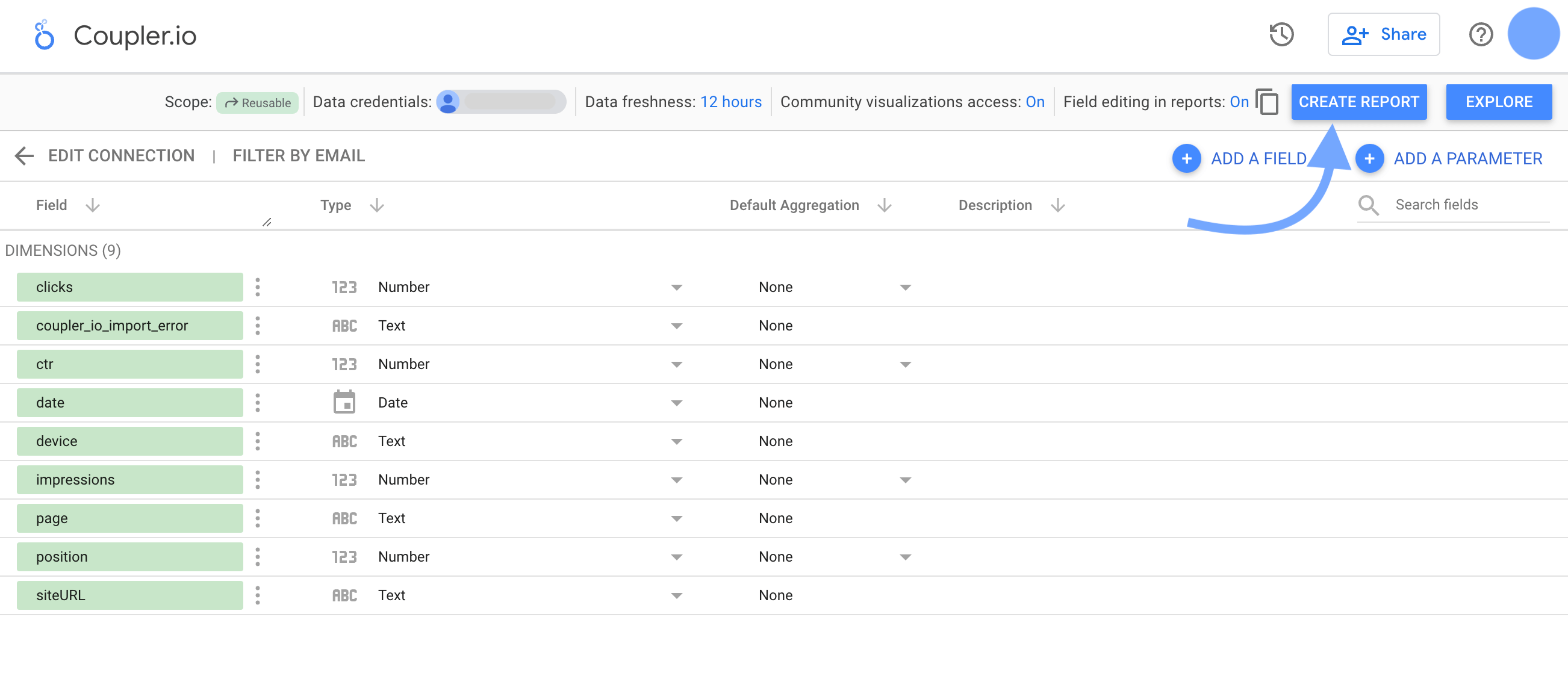 6 crear un informe a partir de una fuente de datos