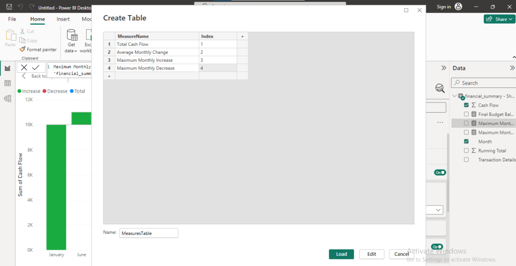 20 create table
