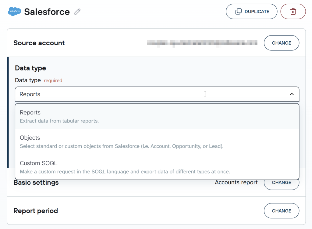 1.salesforce data source coupler