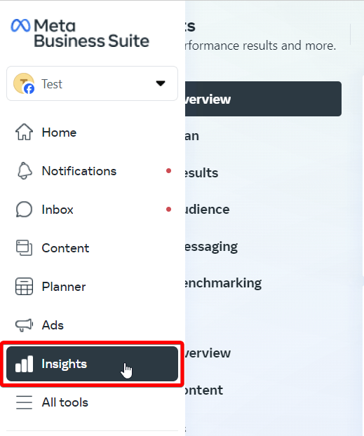meta business suite insights