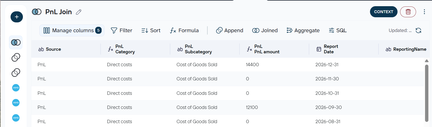 3.xero data set coupler io
