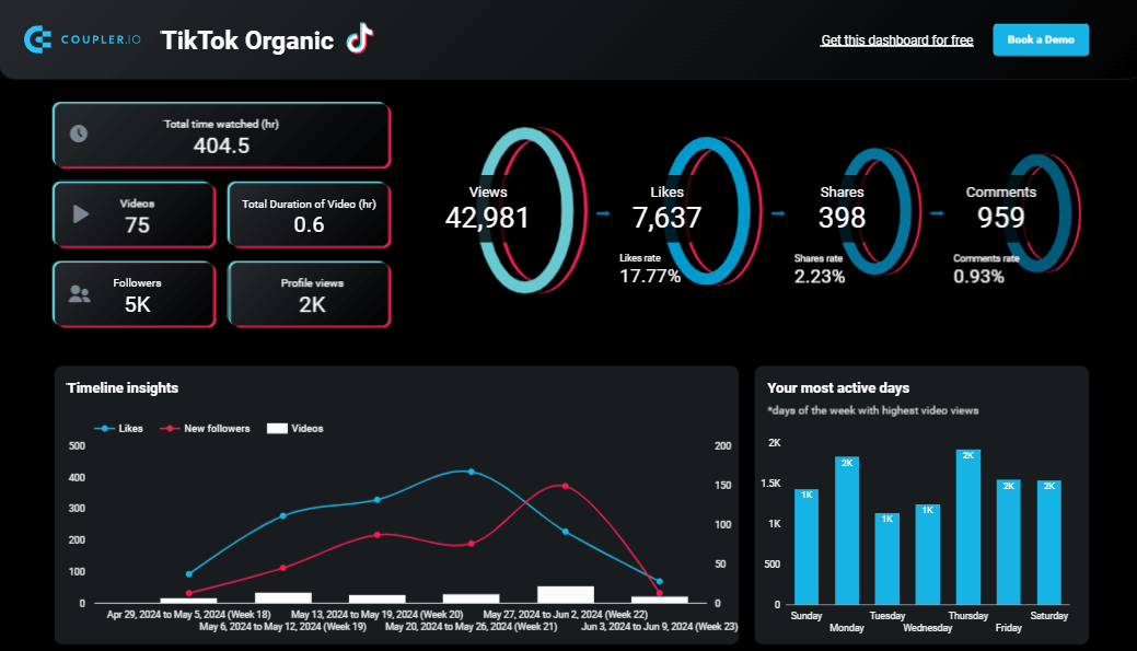 04 tiktok analytics dashboard