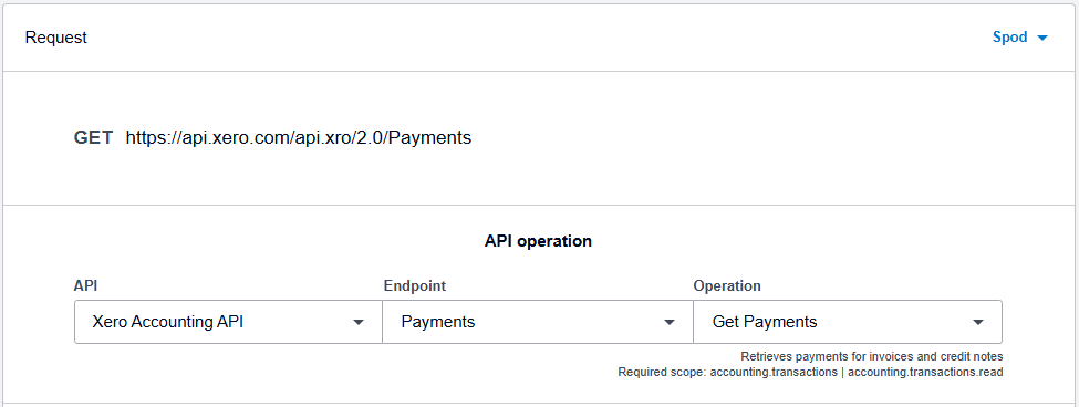 API de Xero