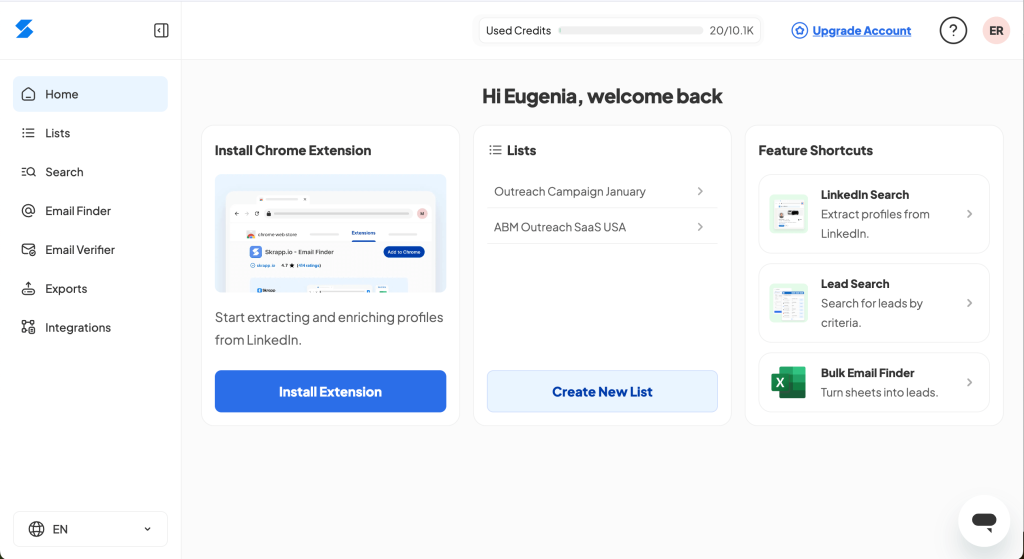 skrapp data enrichment tool interface (1)
