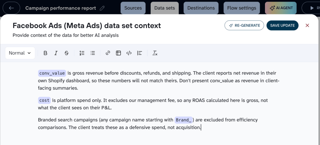 context build data driven agency
