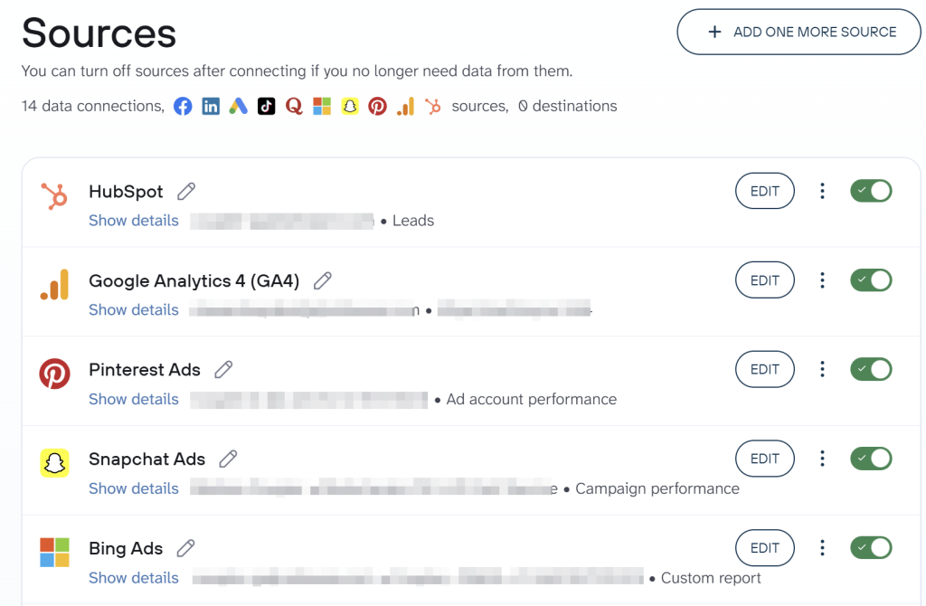 hubspot source coupler multiple sources