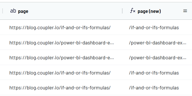 3.7 new column page vs old page