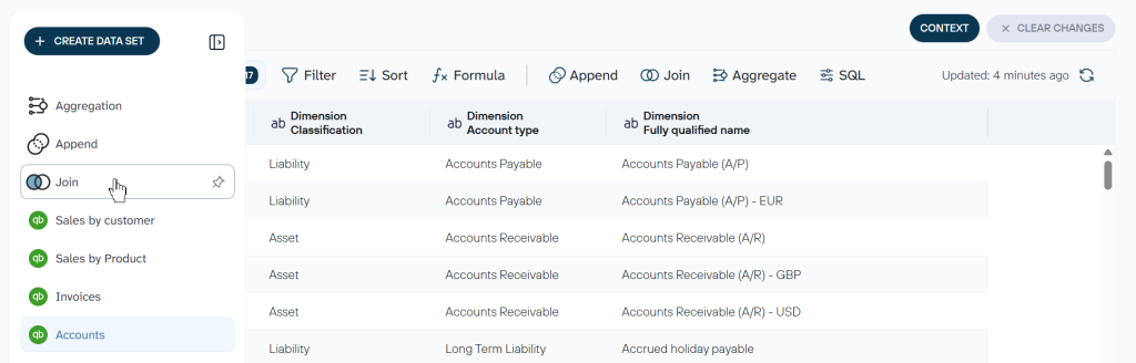 2.quickbooks dataset coupler
