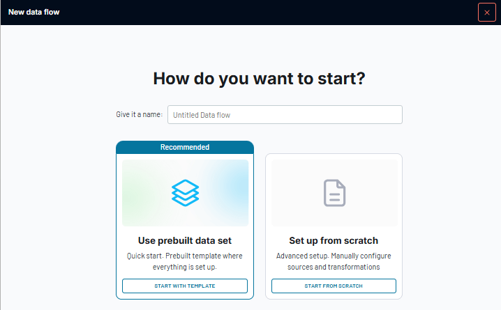 Coupler.io AI Integration Creating a data flow