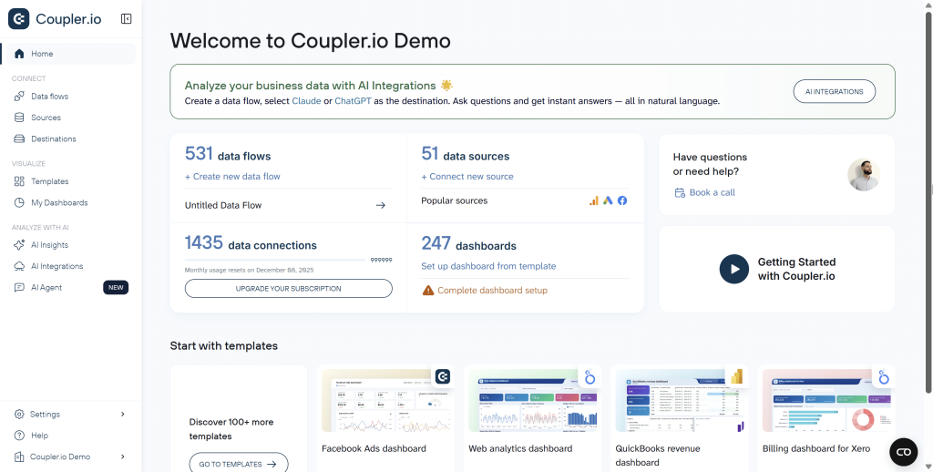 coupler dashboard