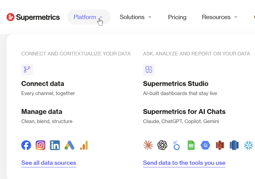 supermetrics pricing