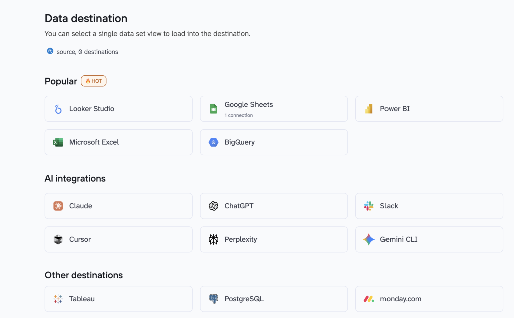 data destination