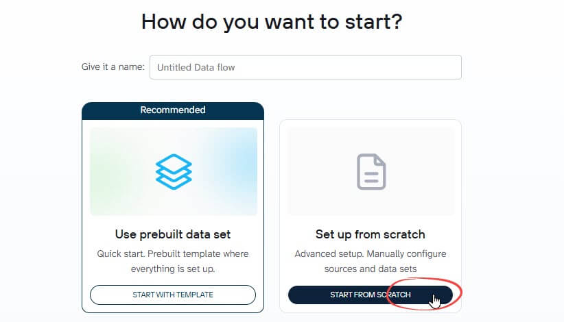 Creating a data flow in Coupler.io