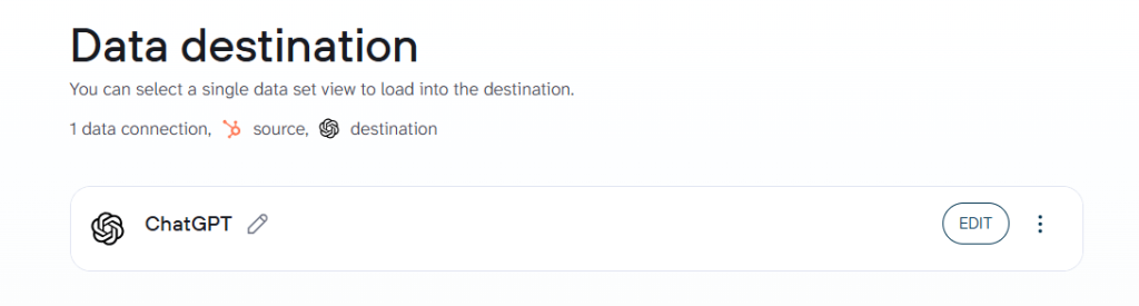 Coupler data destination