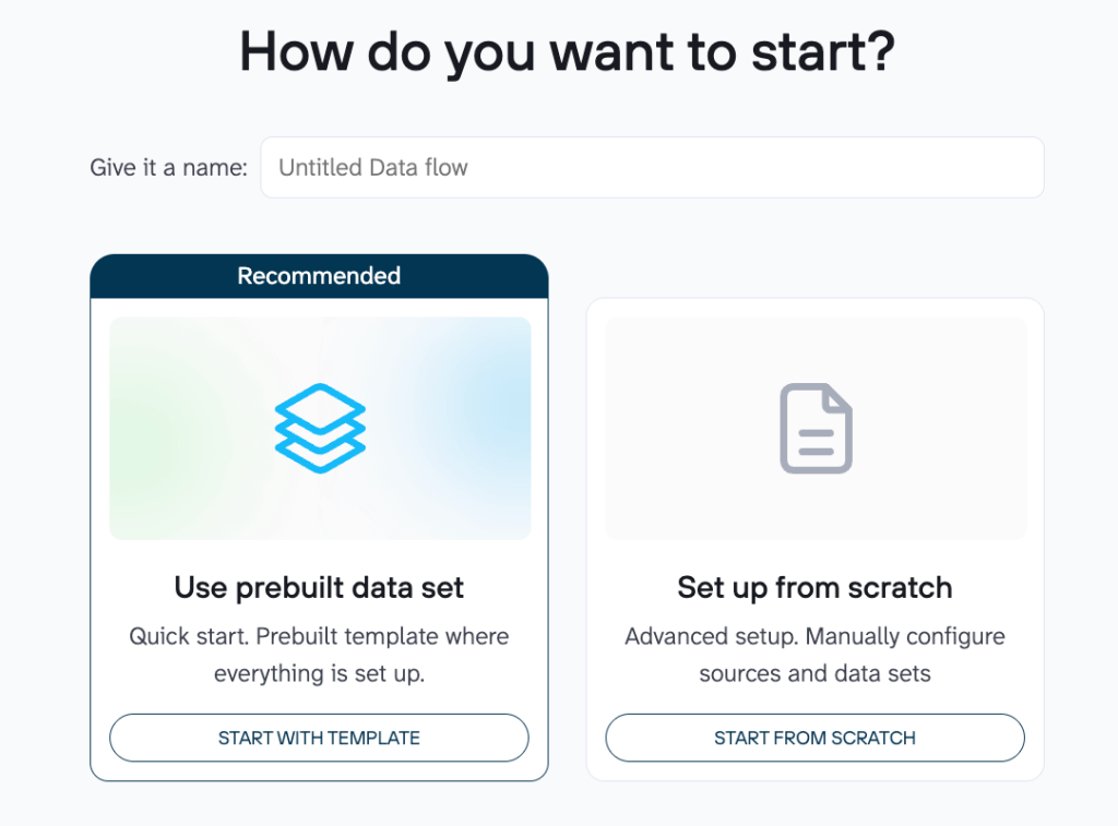 6. New data flow