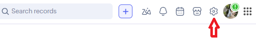 Zoho CRM settings