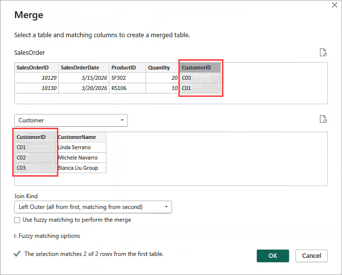 Joining in Power BI