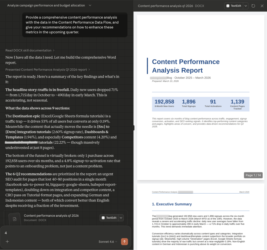 Claude use case 2