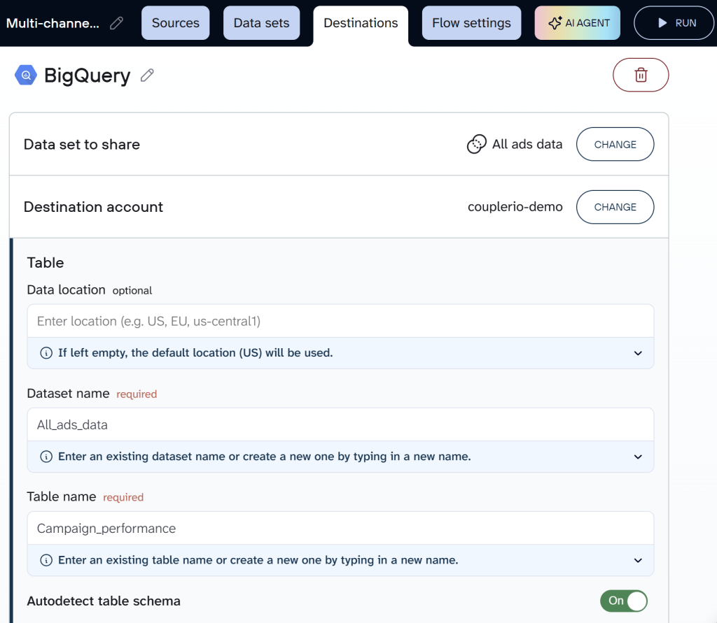 bigquery coupler