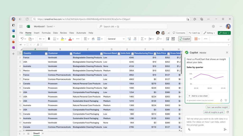 excel copilot