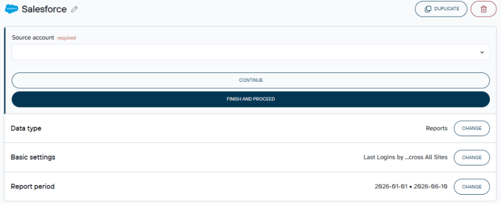 Salesforce as data source in Coupler.io
