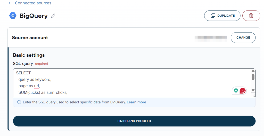 bigquery source coupler io