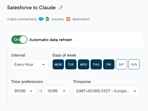 Data scheduling in Coupler