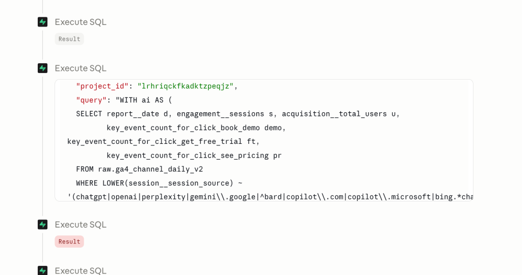 claude query postgresql for marketing data analytics